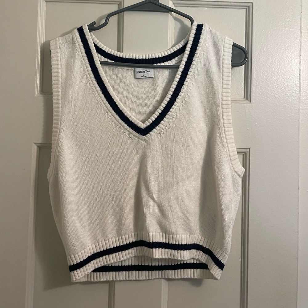 Sunday Best knitted vest.